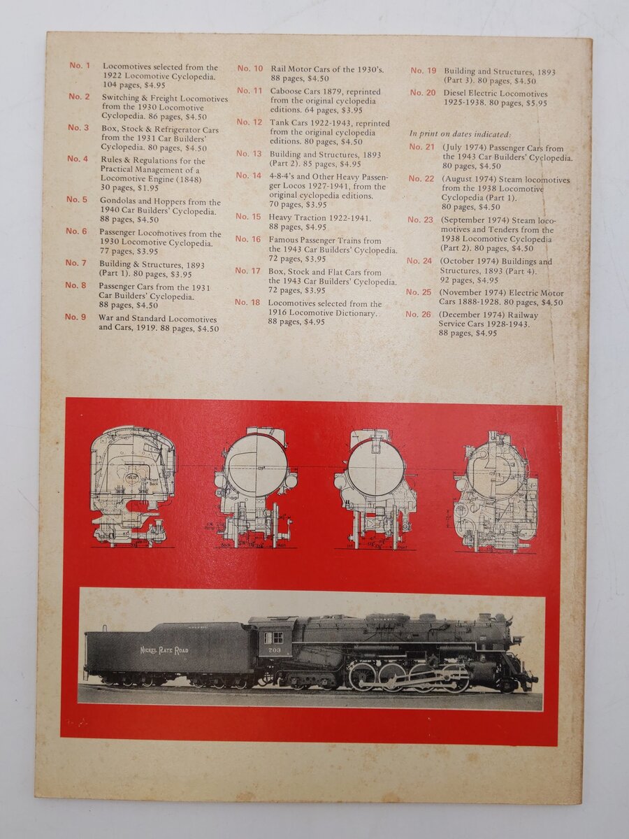 Train Shed Cyclopedia No.22 Paperback Book By Newton K. Gregg VG