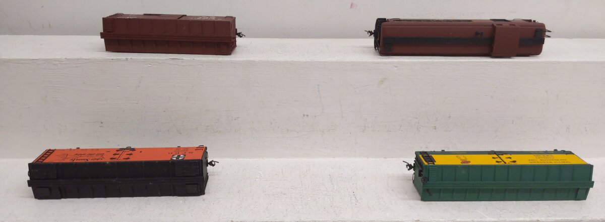 Silver Streak HO Scale Assorted Freight Car Assembled Kits [4] VG/Box