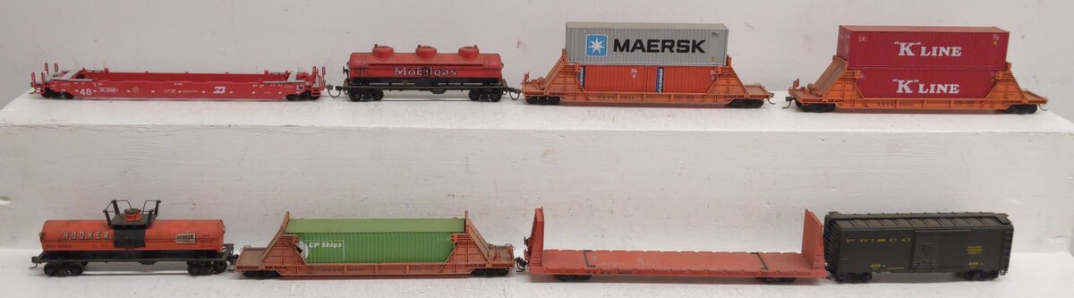 Athearn & Other HO Scale Assorted Freight Cars [8] VG