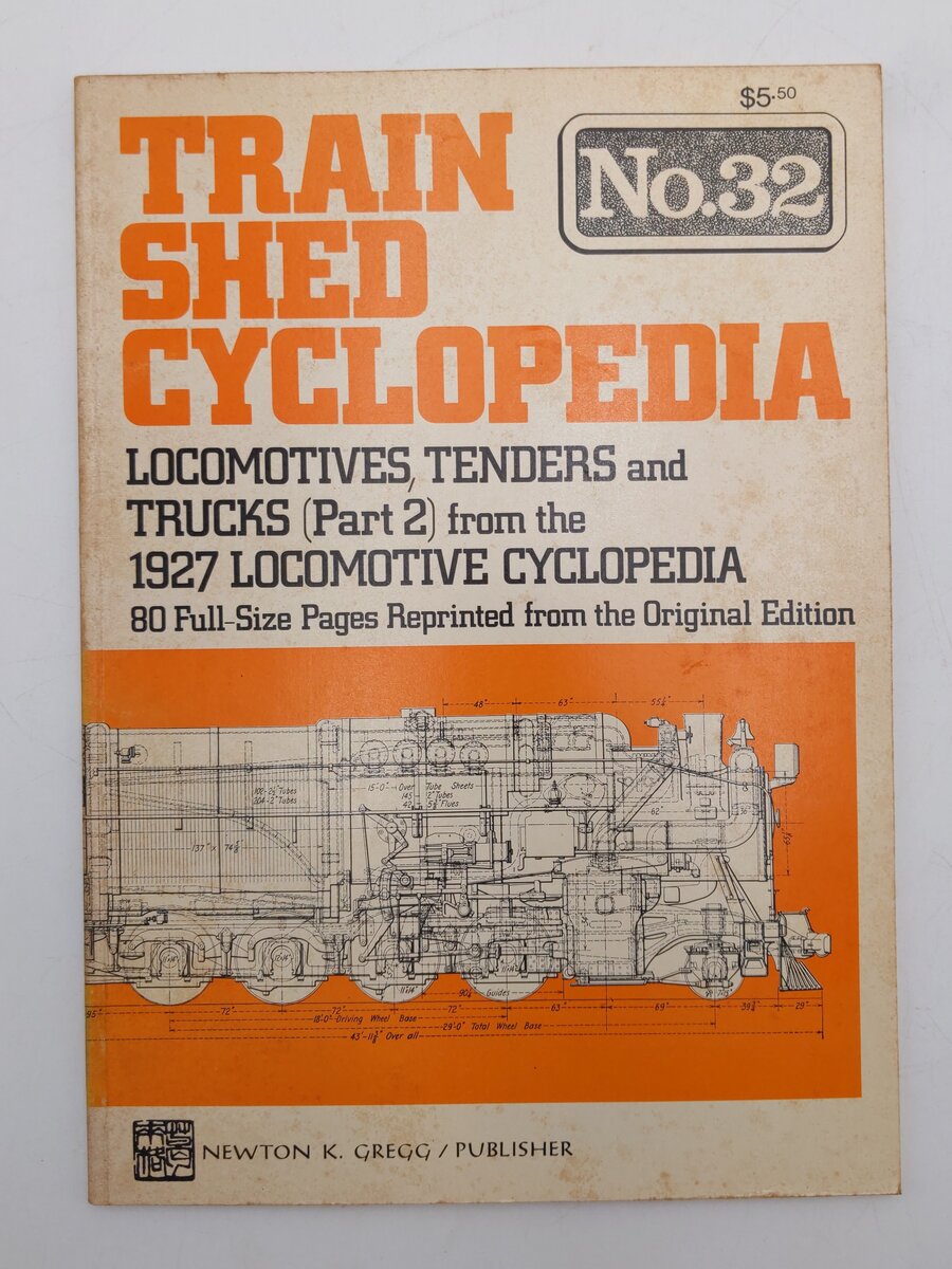 Train Shed Cyclopedia No.32 Paperback Book By Newton K. Gregg VG