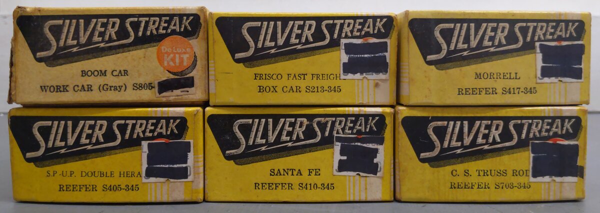 Silver Streak HO Scale Assorted Freight Car Kits [6] EX/Box