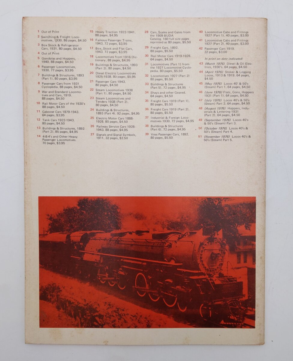 Train Shed Cyclopedia No.47 Paperback Book By Newton K. Gregg VG