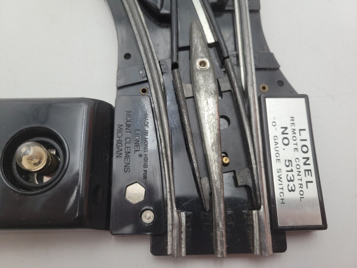 Lionel 6-5133 O Left Hand Remote Control Switch Turnout EX/Box