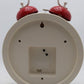 LGB White and Red Battery Operated Alarm Clock w/ Plastic Handle LN