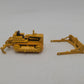 NZG 120 1:87 Scale Yellow Caterpillar D4D Dozer W/Ripper & Plow Die Cast Model EX/Box