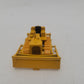 NZG 120 1:87 Scale Yellow Caterpillar D4D Dozer W/Ripper & Plow Die Cast Model EX/Box