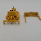 NZG 120 1:87 Scale Yellow Caterpillar D4D Dozer W/Ripper & Plow Die Cast Model EX/Box