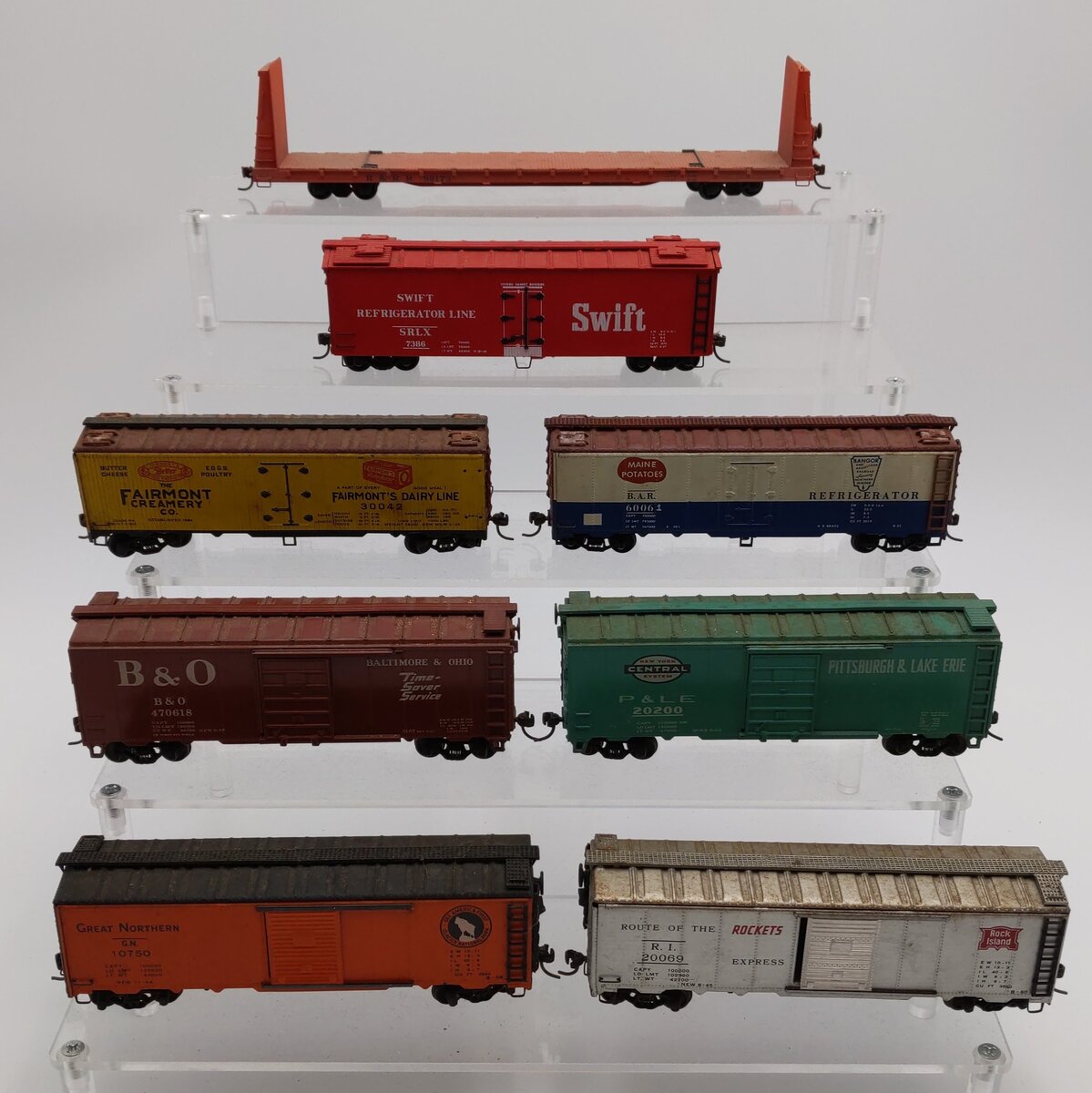 Varney & Other HO Assorted Freight Cars [8] VG
