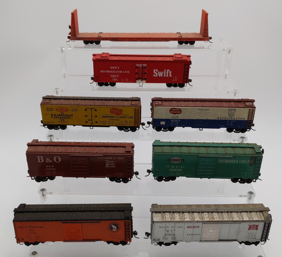 Varney & Other HO Assorted Freight Cars [8] VG