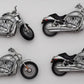 MTH 30-4131B O Gauge Harley-Davidson Flat Car with 4 V-Rod Bikes EX/Box