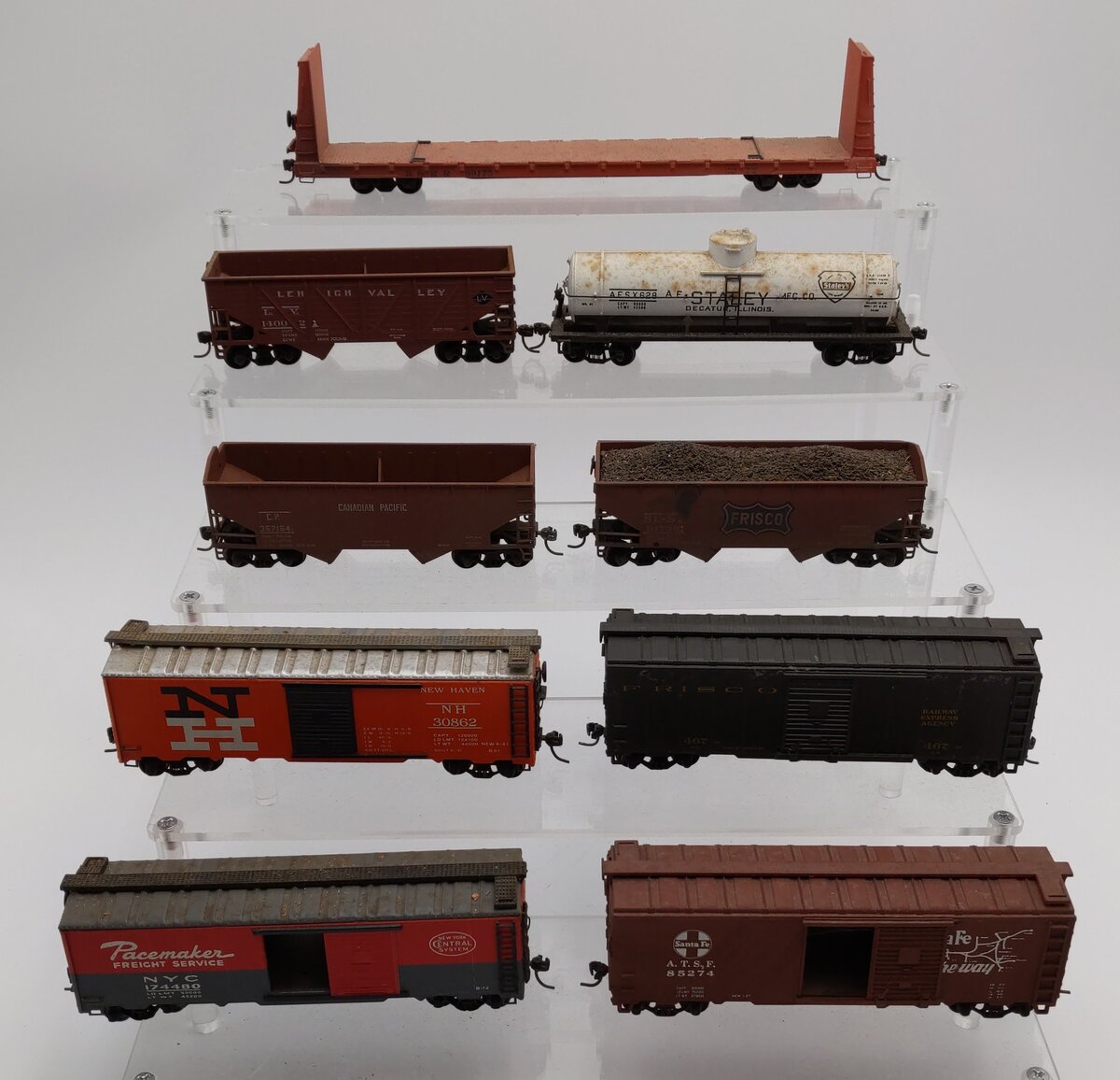 Varney & Other HO Scale Assorted Freight Cars [9] VG