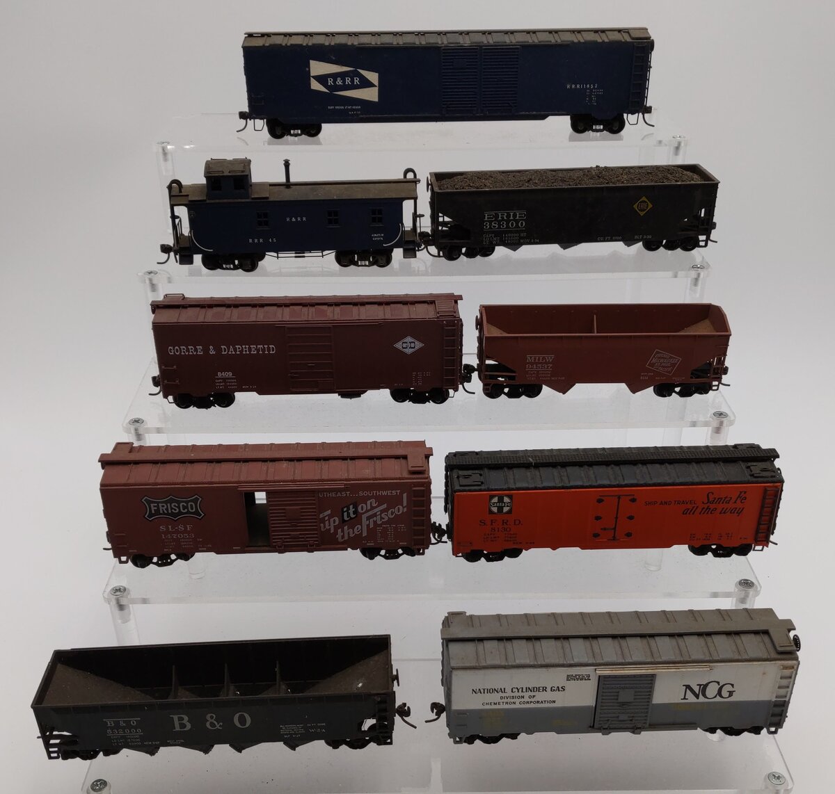 Varney & Other HO Scale Assorted Freight Cars [9] VG