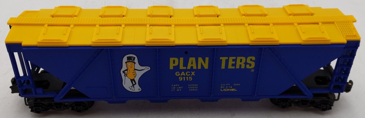 Lionel 6-9115 O Gauge Planters 4-Bay Billboard Hopper EX/Box