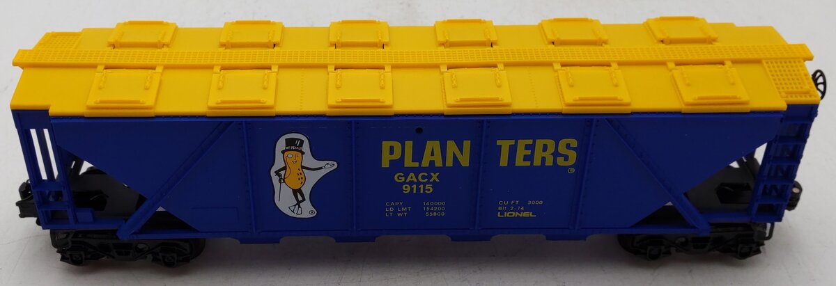 Lionel 6-9115 O Gauge Planters 4-Bay Billboard Hopper EX/Box
