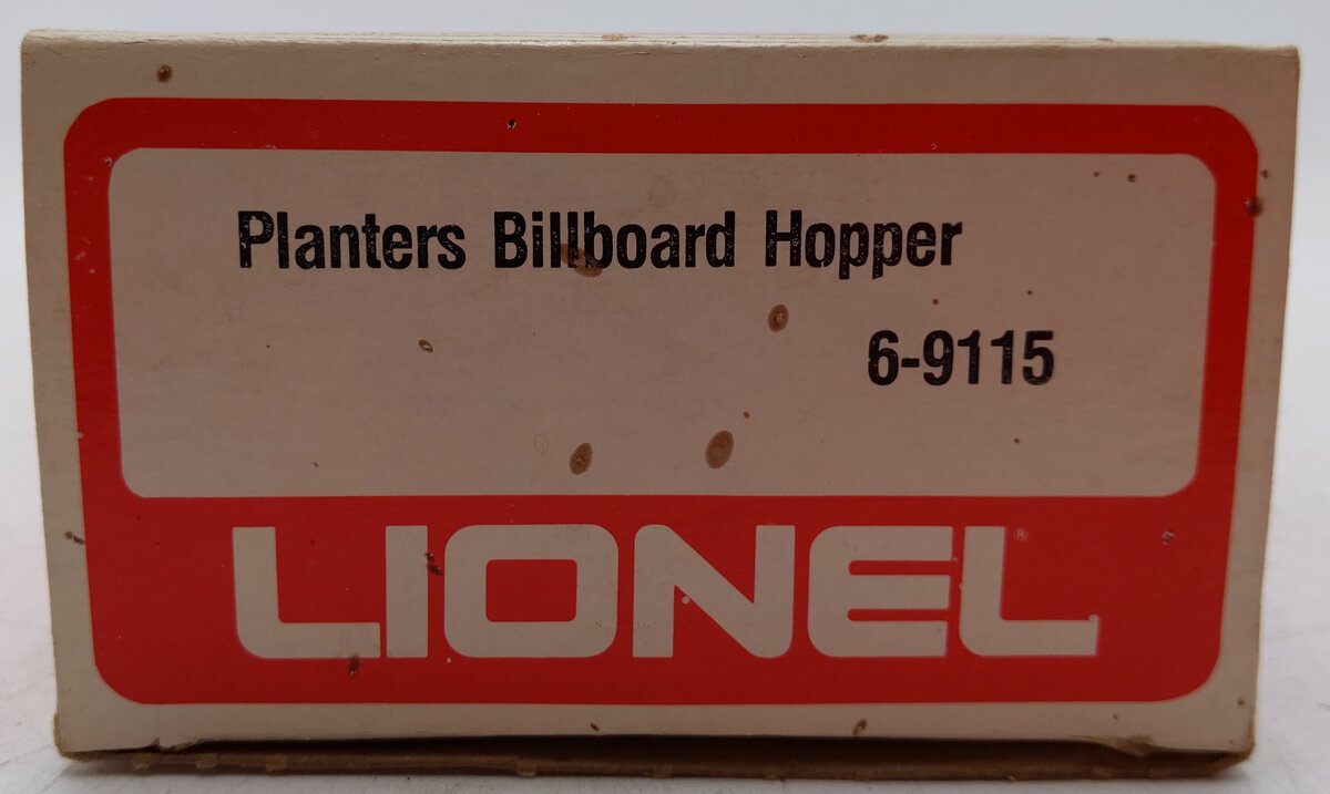 Lionel 6-9115 O Gauge Planters 4-Bay Billboard Hopper EX/Box