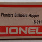 Lionel 6-9115 O Gauge Planters 4-Bay Billboard Hopper EX/Box