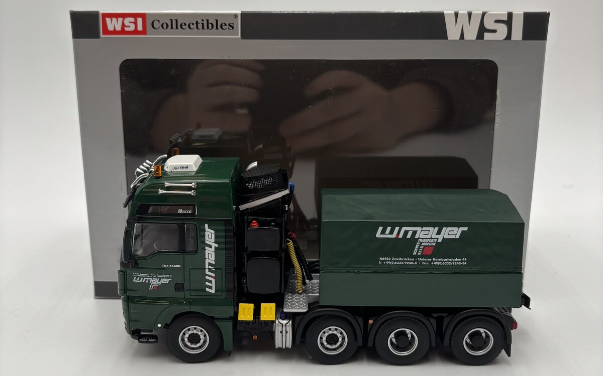 WSI 9511 1:50 Mayer L.T.M. Models MAN TGX XXL 8x4 w/High Fabric LN/Box