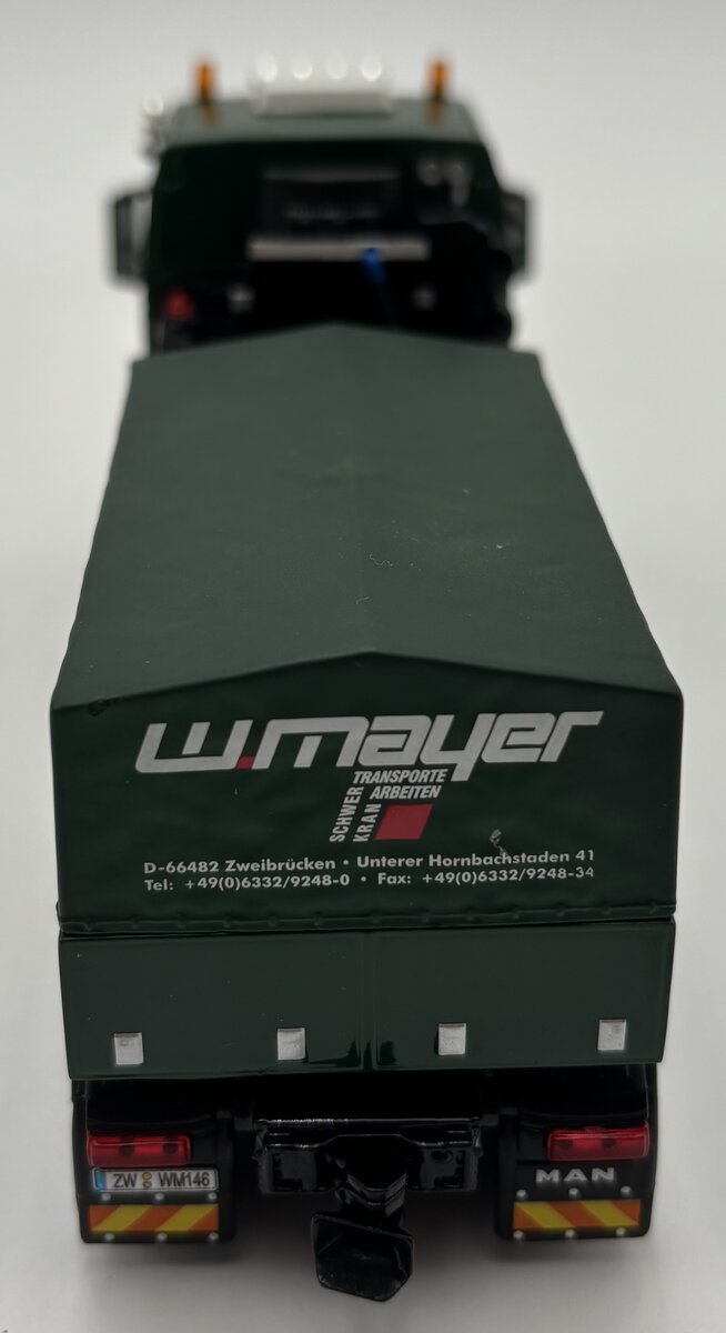 WSI 9511 1:50 Mayer L.T.M. Models MAN TGX XXL 8x4 w/High Fabric LN/Box