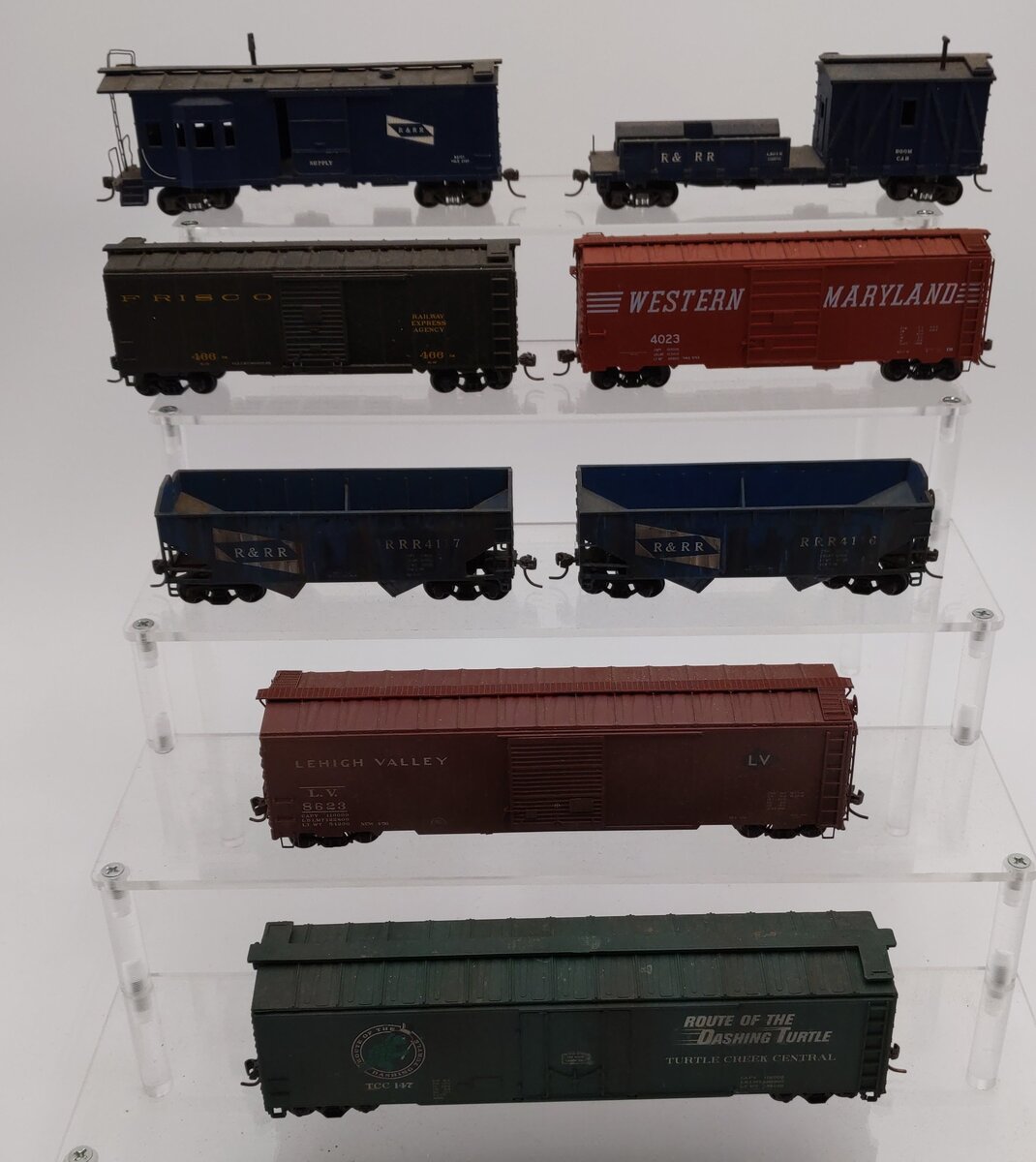 Branchline Trains & Other HO Scale Assorted Freight Cars [8] VG