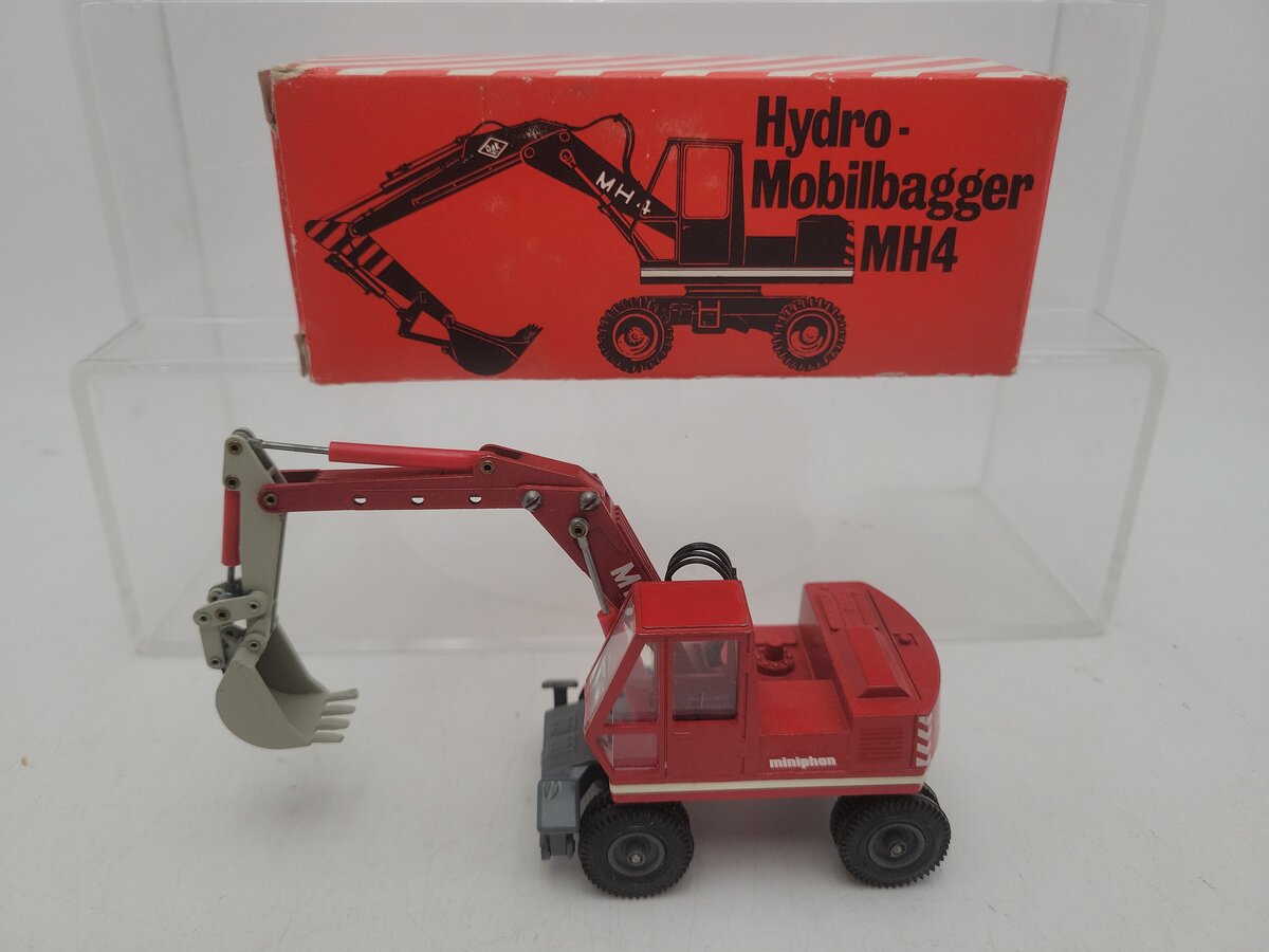 NZG 162 1:50 Scale Red O & K MH4 Mobile Wheel Excavator Die Cast Model EX/Box