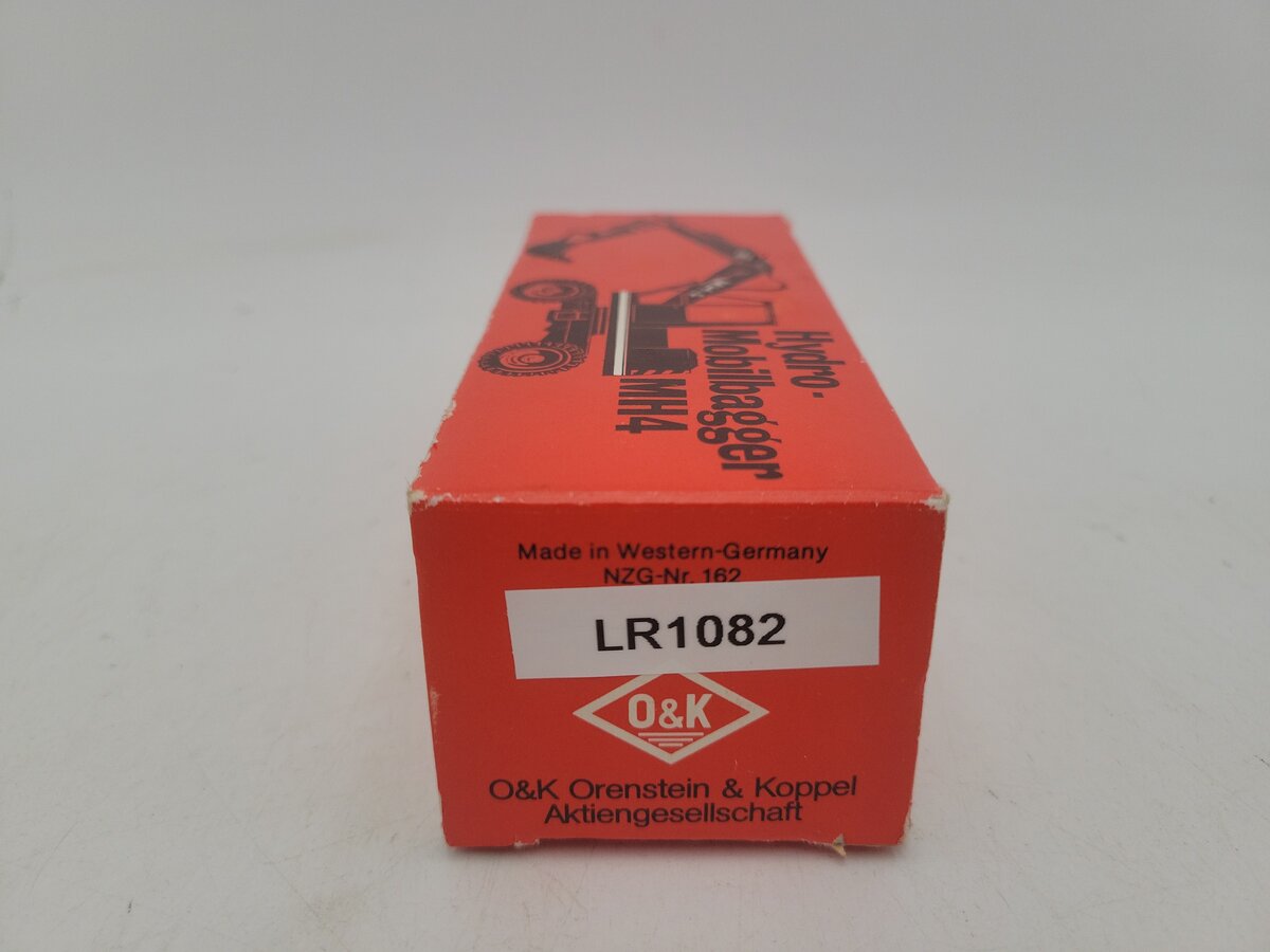 NZG 162 1:50 Scale Red O & K MH4 Mobile Wheel Excavator Die Cast Model EX/Box