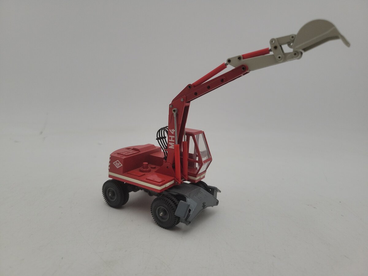 NZG 162 1:50 Scale Red O & K MH4 Mobile Wheel Excavator Die Cast Model EX/Box