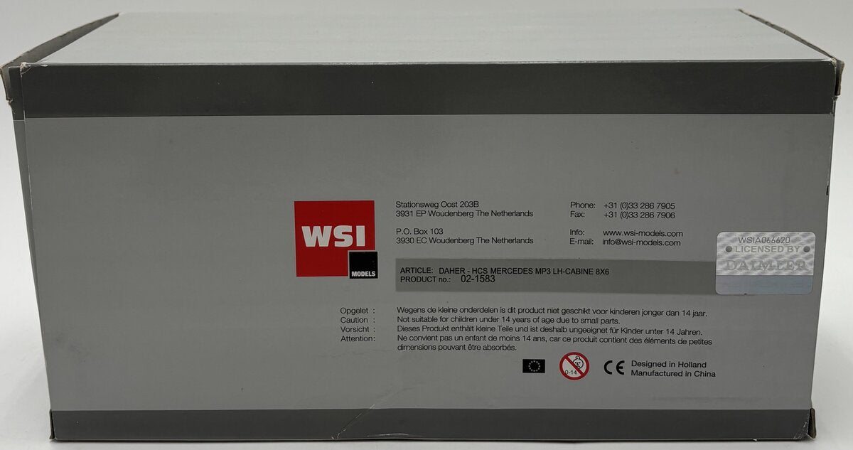 WSI 02-1583 1:50 Daher-HCS Mercedes MP3 LH-Cabine 8x6 LN/Box