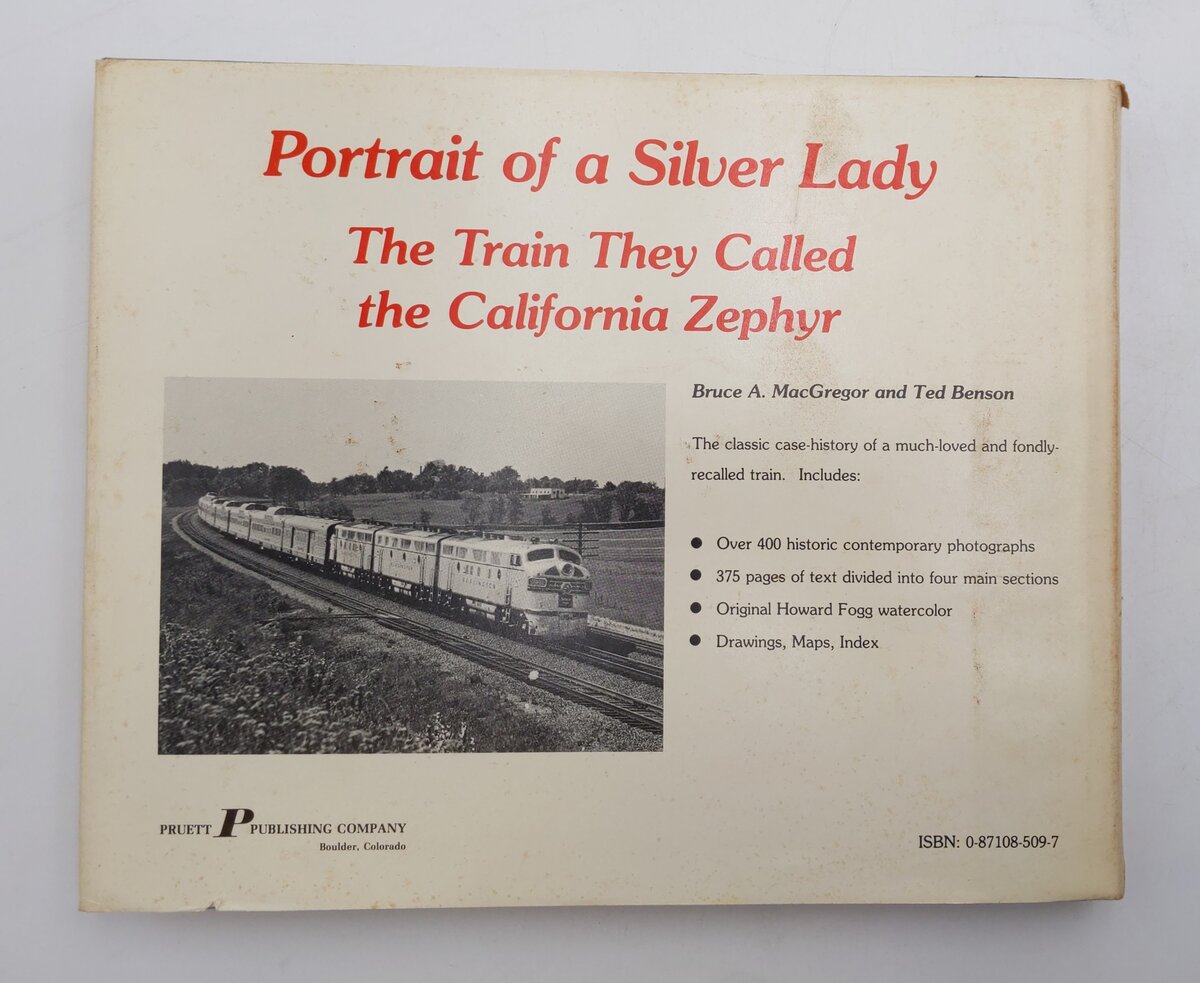 Portrait Of The Silver Lady Hardcover Book By Bruce A. Macgregor and Ted Benson VG