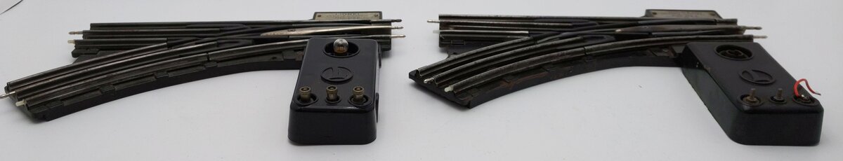 Lionel O22 Vintage O Left-Hand & Right-Hand Remote Control Switches (Pair of 2) VG