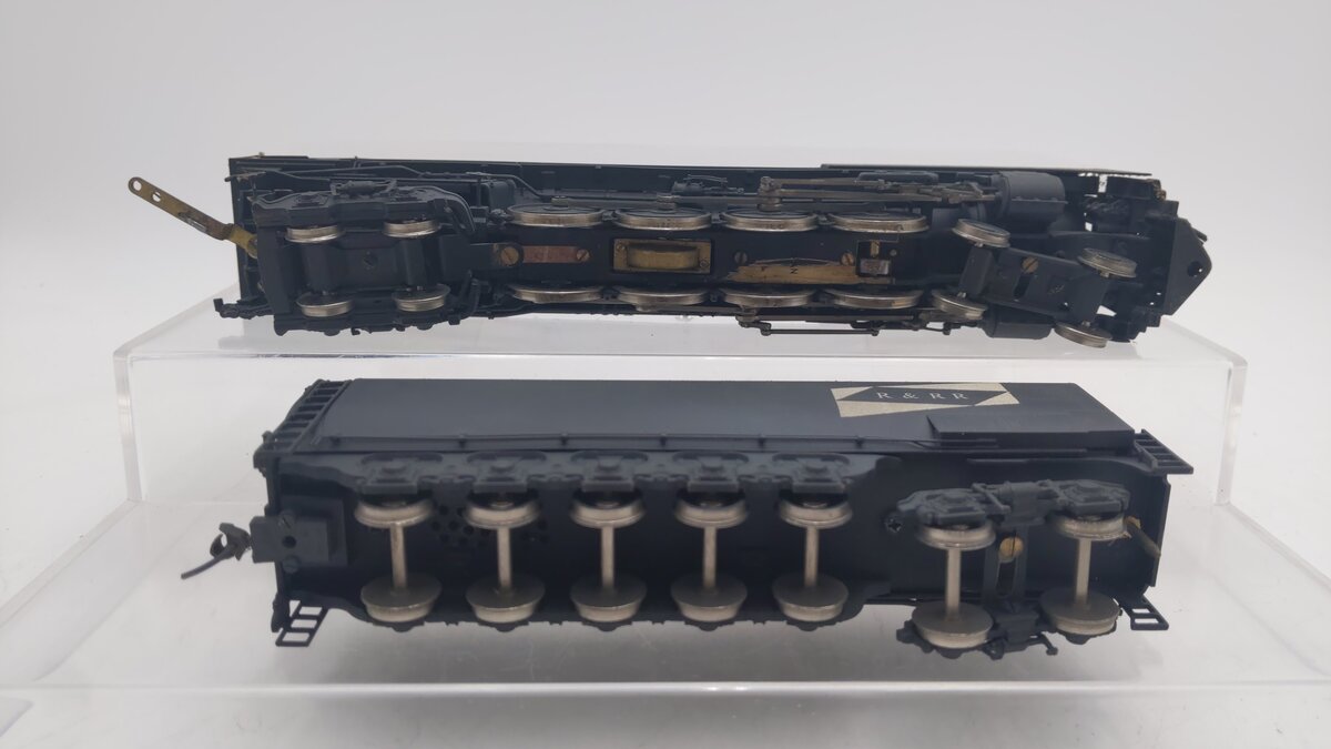HO Scale BRASS CUSTOM Rutland & Rock Ridge 4-8-4 Steam Locomotive & Tender #4808