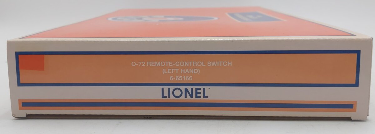 Lionel 6-65166 O72 Left Hand Remote Control Switch EX/Box