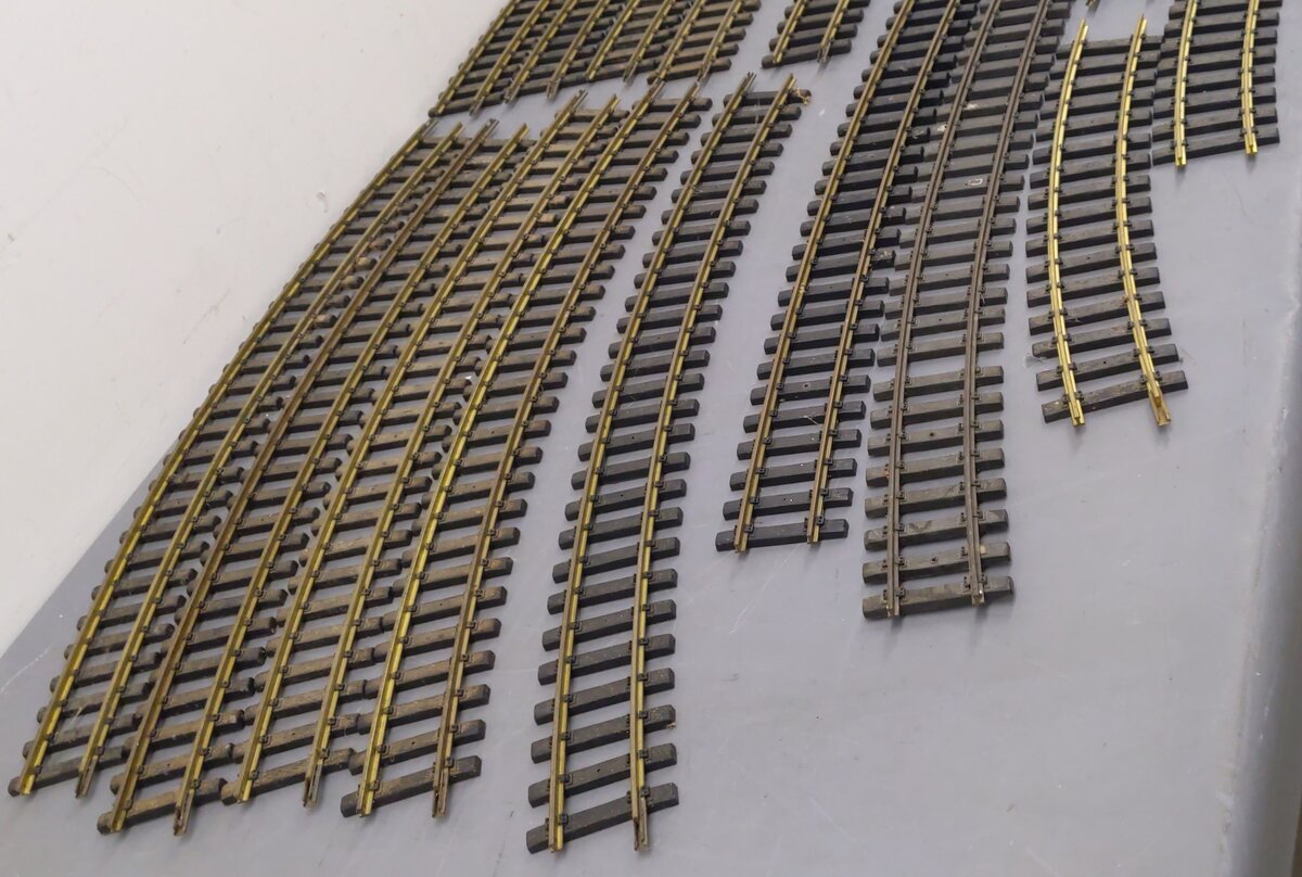 Aristo-Craft G Scale Assorted Curved BrassTrack Sections [15] EX