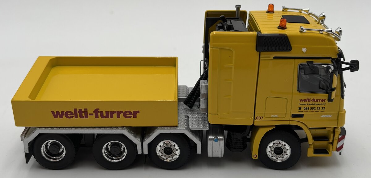 WSI 01-1018 1:50 Welti Furrer - Mercedes Actros Tractor with Ballast Box LN/Box