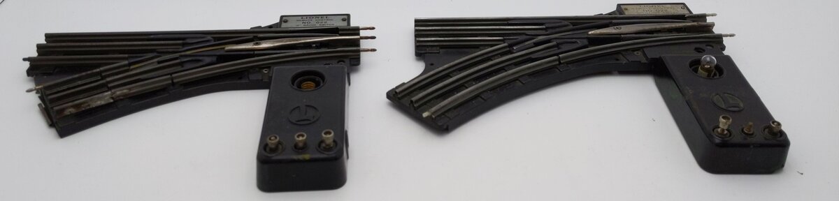 Lionel O22 Vintage Left Hand Remote Control Track Switch [2] VG