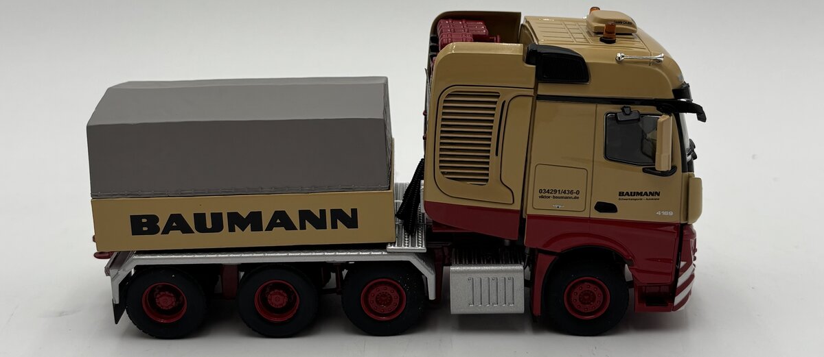 WSI 01-2006 1:50 Baumann Mercedes Benz Actros MP4 Big Space 8x4 LN/Box