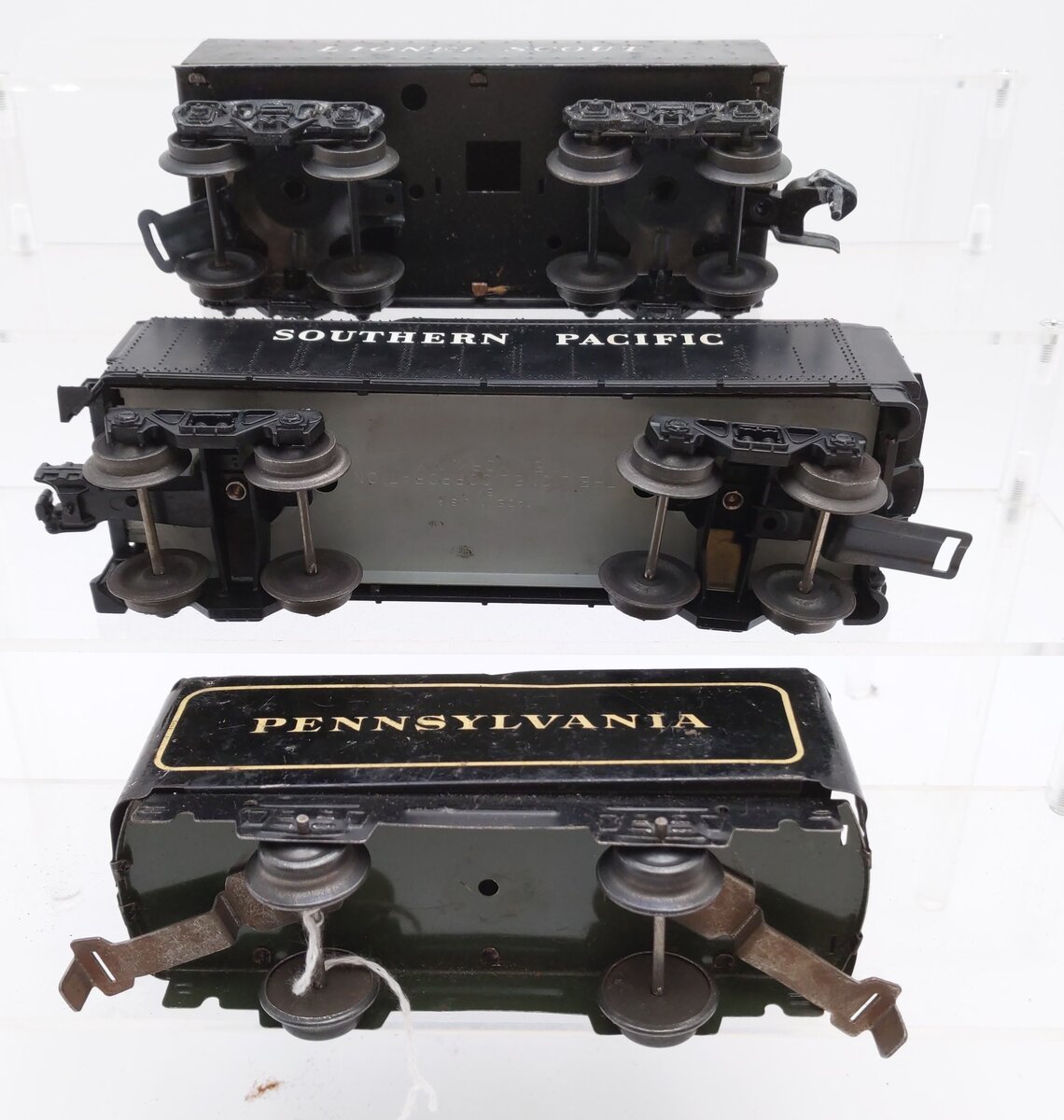 Lionel & Marx Vintage Steam Tenders: 1001T, PRR, & 242T [3] EX