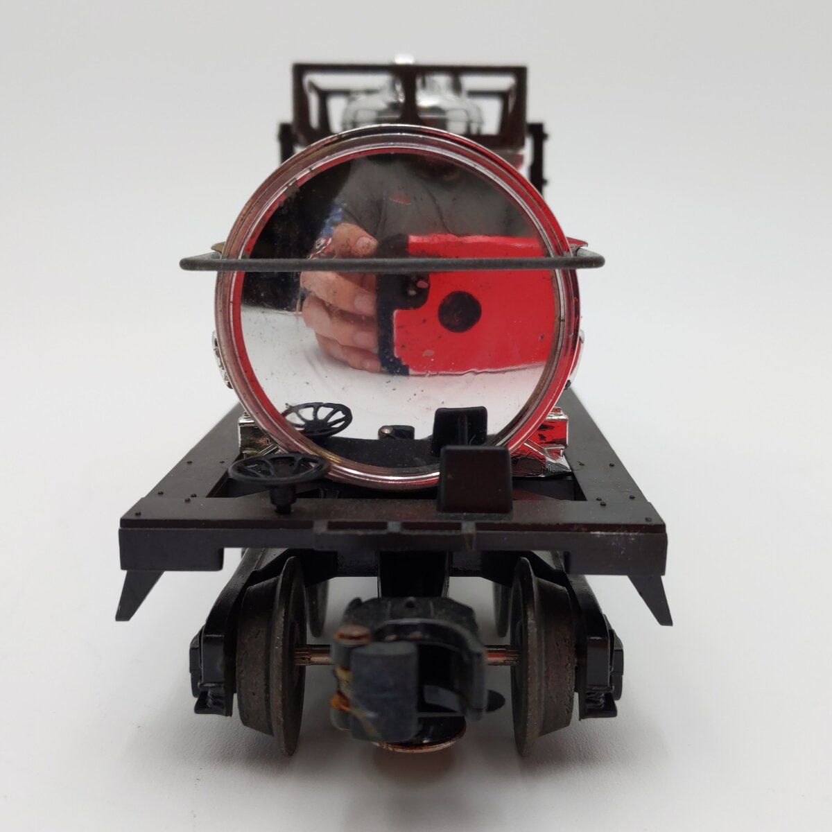 Lionel 6-9278 O Gauge Lifesavers Chrome Plated Single Dome Tank Car VG