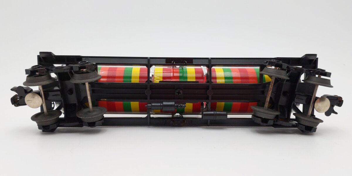 Lionel 6-9278 O Gauge Lifesavers Chrome Plated Single Dome Tank Car VG