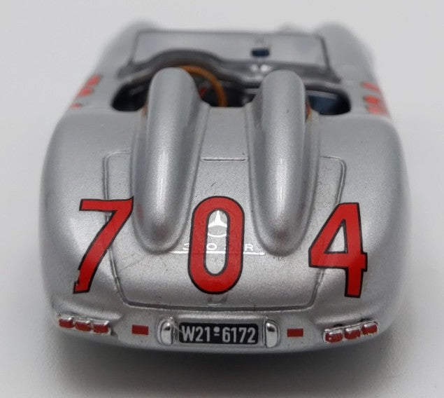 MiniChamps 1:43 Scale Die-Cast 1955 Mille Miglia Mercedes-Benz 300 SLR #704 EX