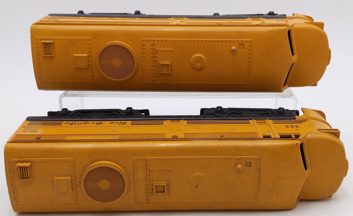 Lionel 222 Vintage O Rio Grande Alco A Unit Diesel Locomotives [2] VG