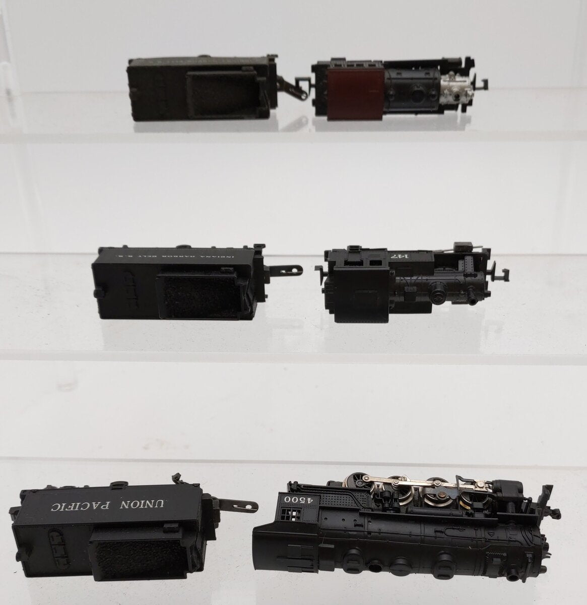 Atlas & Other N Scale Assorted Steam Locomotives w/ Tenders [3] VG