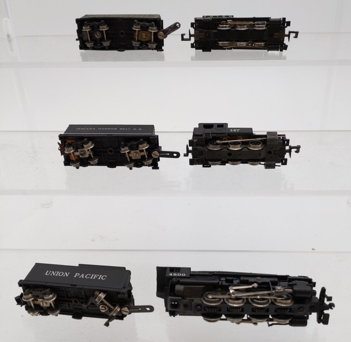 Atlas & Other N Scale Assorted Steam Locomotives w/ Tenders [3] VG