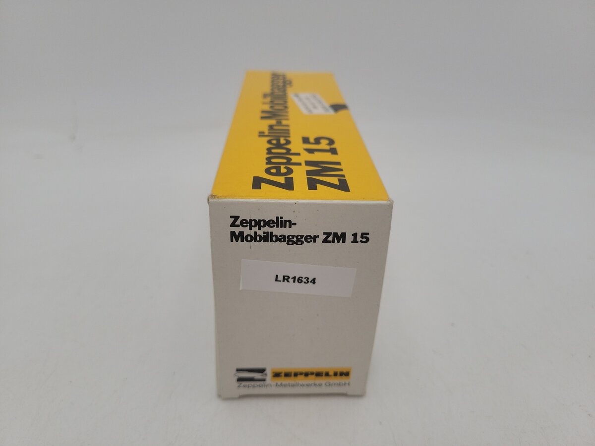 Conrad 2817 1:50 Scale Yellow Zeppelin ZM 15 Wheeled Mobile Excavator Diecast EX/Box