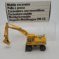 Conrad 2817 1:50 Scale Yellow Zeppelin ZM 15 Wheeled Mobile Excavator Diecast EX/Box