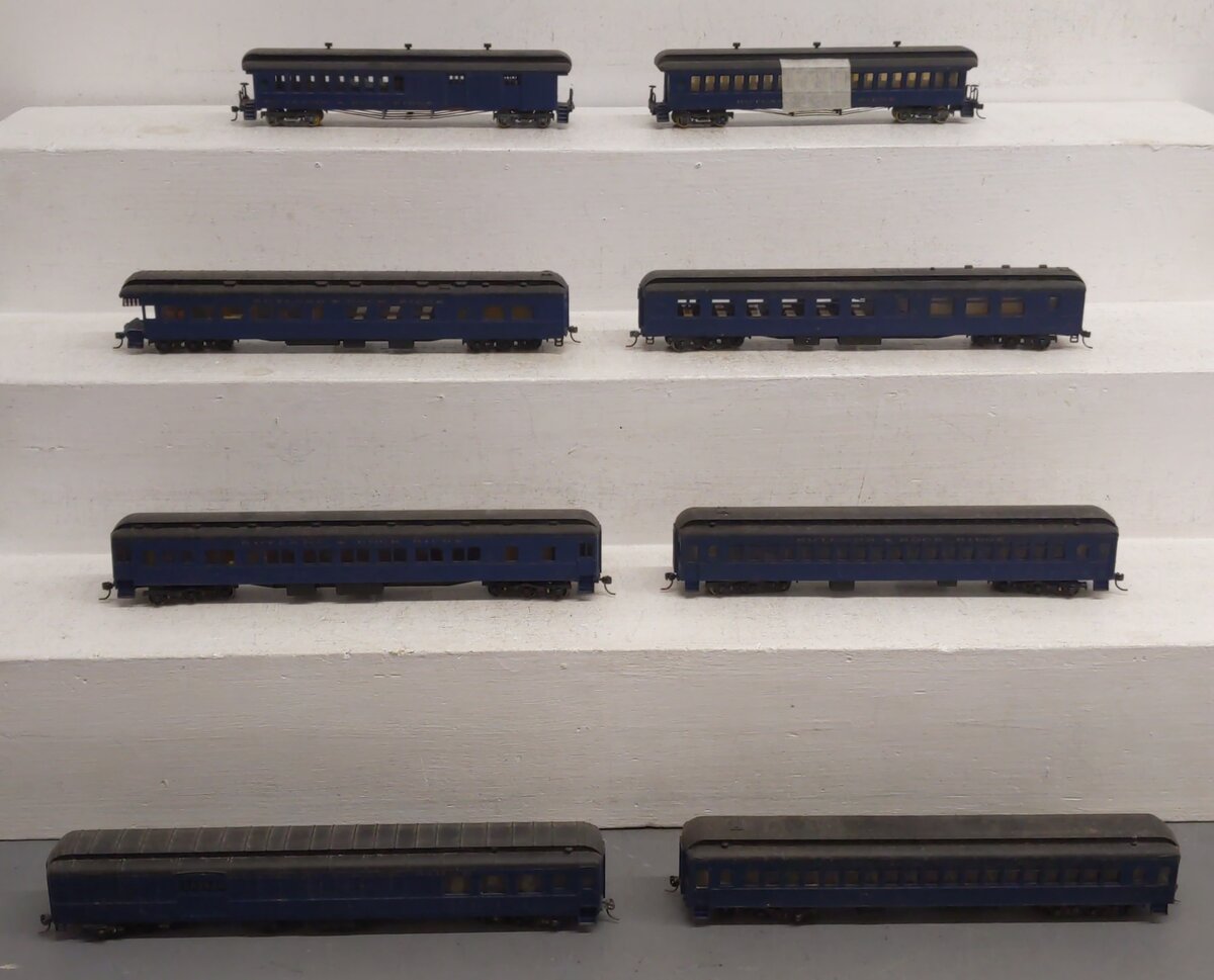 Rivarossi HO Assorted "Rutland & Rock Ridge" Passenger Cars [8] EX