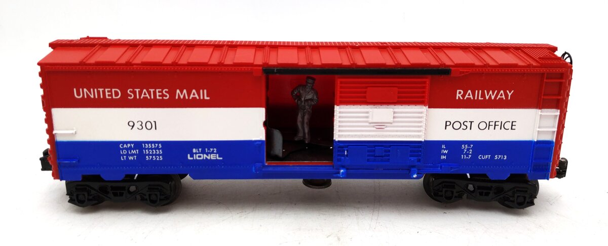 Lionel 6-9301 O Gauge US Mail Operating Boxcar #9301 EX/Box