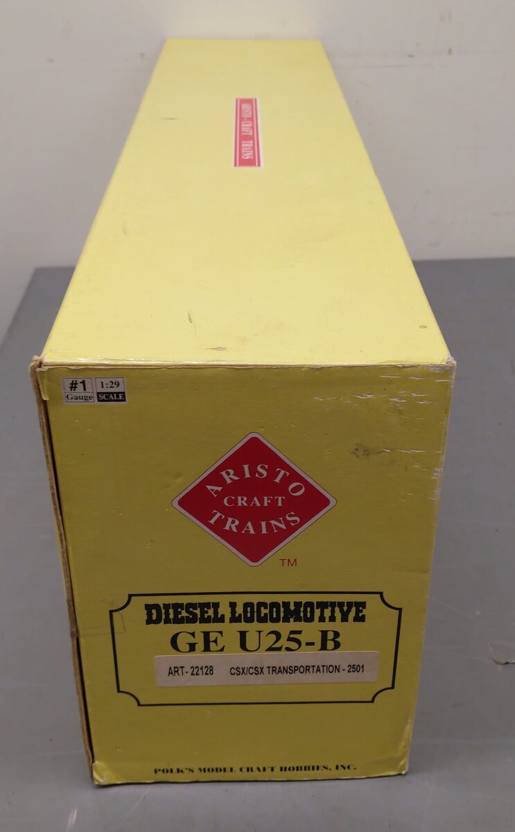 Aristo-Craft 22128 G Scale CSX GE U25B Diesel Locomotive #3416/Box
