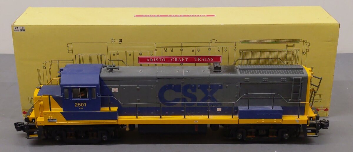 Aristo-Craft 22128 G Scale CSX GE U25B Diesel Locomotive #3416/Box