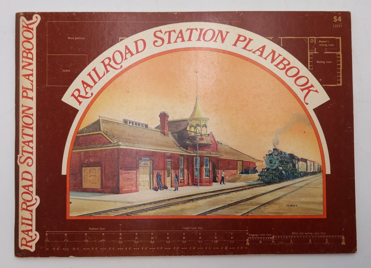 Railroad Station Planbook Book By Harold A. Edmonson and Richard V Francaviglia VG