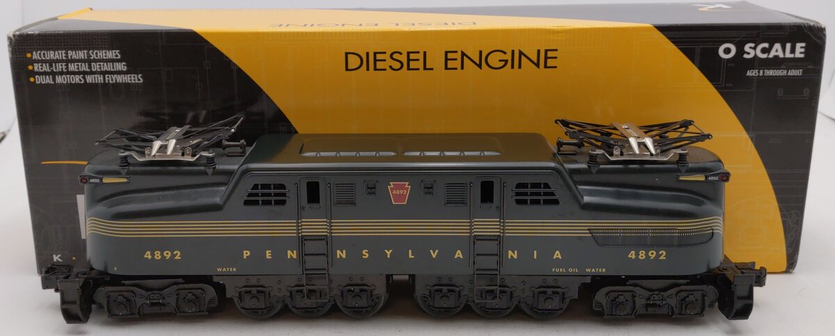 K-Line K2780-4892IC O Gauge Pennsylvania GG-1 Electric Locomotive #4892 EX/Box
